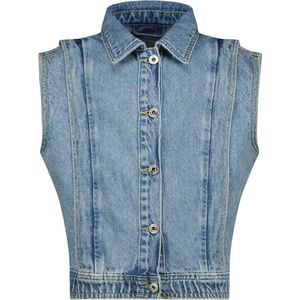 Vingino Denim Jacket Taira Meisjes Jas - Light Vintage - Maat 176