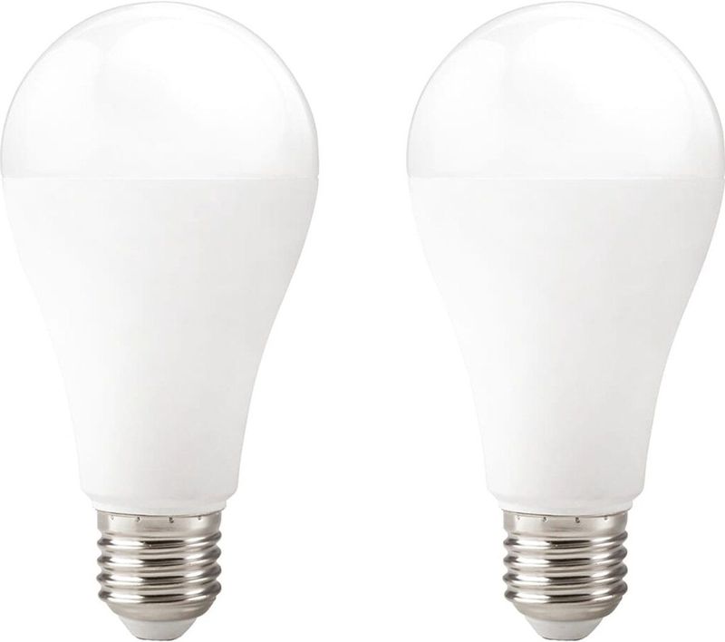 Kobi - LED Lamp - E27 - 15W - 1500lm - 6000K - Standaardvorm - 2 stuks