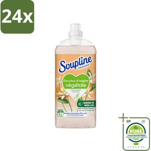 Soupline - Wasverzachter - Oranjebloesem - 52 Wasbeurten - 1.3L - Voordeelverpakking - 24 stuks - Wasverzachter - Plantaardige wasverzachter