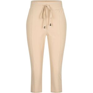 Mi Piace Travelstof Capri Broek Dames - Sand - 202082 - Maat XS/34