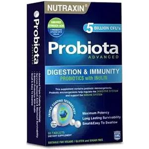 Nutraxin - Probiota Advanced 60 Tabletten - VERTERING & IMMUNITEIT PROBIOTICA met INULINE