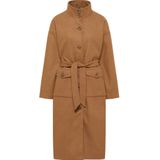 DreiMaster - Overgangsjas - Zand - Wolmix - Dames