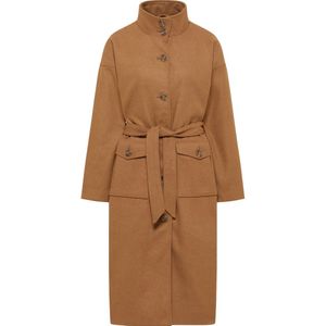 DreiMaster - Overgangsjas - Zand - Wolmix - Dames