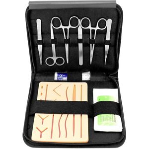 Allecto plus - Medische hechtset voor studie en praktijk, oefenset wondhechting, cadeaus medische studenten