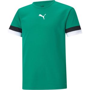 Puma Teamrise Shirt Korte Mouw Kinderen - Groen | Maat: 128