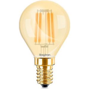 BRAYTRON-LED LAMP-WARM WHITE-ADVANCE-4W-E14-P45-AMB-2200K-GLAS-SFEERLAMP-ENERGY BESPAREND