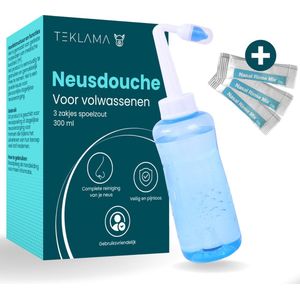 Teklama Neusdouche - Neti Pot - Neusdouche - 300ml - Blauw