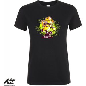 Klere-Zooi - Banana Skater - Dames T-Shirt - 3XL
