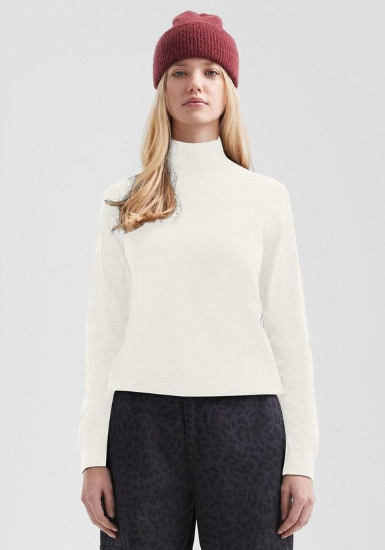 Gebreide Trui - Slim-fit Pullover - Zacht Fijngebreid - Opstaande Kraag