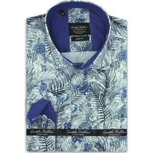 Mannen Blouse - Katoenen Casual Overhemden Heren met Print Lange Mouw