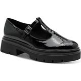 Marco Tozzi Dames 2-24727-45 slipper, Black Patent, 36 EU, zwart (patent), 36 EU