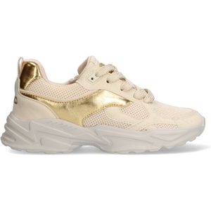 VINGINO VIN825183-701 Meisjes Lage Sneakers - Beige - Leer - Veters