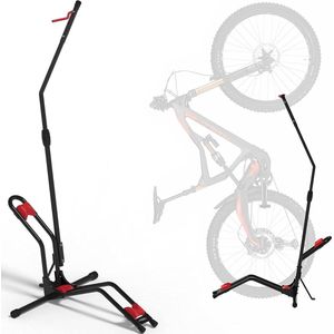 Verticaal fietsenrek - compact & wandvriendelijk - wielbevestiging