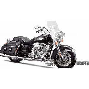 Harley Davidson 2013 FLHRC Road King Classic (Zwart) 1/12 Maisto - Modelmotor - Schaal model - Model motor - harley davidson schaalmodel