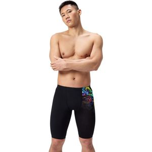 Speedo Jammer Eco Endurance+ Placement Print Blauw/Geel