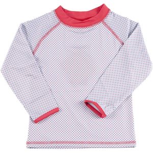 Ducksday - UV-werend Zwemshirt - promo - UPF50+ - sneldrogend - lange mouwen - meisje - Dot - maat 134/140