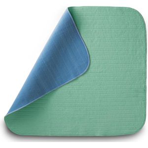 Incontinentie-oplegger, 90 x 160 (1 stuk), 4 lagen, tot 26280 ml/m², zuigkracht, ziekteonderlegger, wasbaar, incontinentieonderlegger, wasbaar, matrasoplegger voor babybed en kinderbed