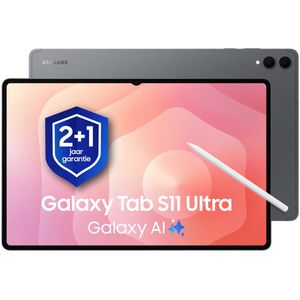 Samsung Galaxy Tab S11 Ultra - 256GB - Gray + 1 jaar extra garantie