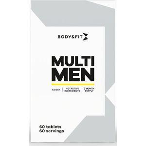 Body & Fit Multi Men - Multivitamine Man - Voedingssupplement voor Mannen - 60 Tabletten