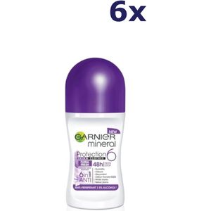 6x Garnier Roll On 50ml For Women Floral Fresh deodorant