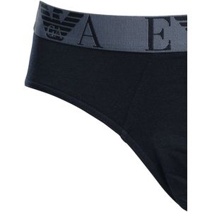 Emporio Armani - Driepack Briefs - Blauw - Ondergoed