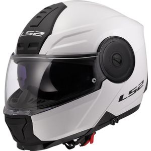 LS2 FF902 Scope II systeemhelm solid glans wit XL