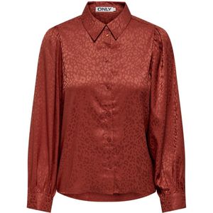 ONLY ONLALLEY ZORA LS PUFF SHIRT WVN Dames Blouse - Maat M
