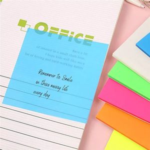 Transparante sticky notes Blauw - Doorzichtige - Notitie blaadje -  Waterbestendig - Clear note - Zelfklevend - Waterbestendig - Herbruikbaar - 50 stuks