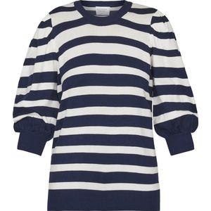 SISTERS POINT Halia-ss1 - Dames Trui - Midnight/cream - Maat XS