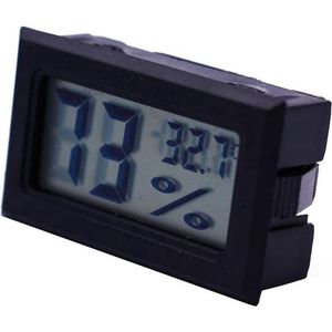 CHPN - Hygrometer - Thermometer - Digitaal - 2-in-1 - Hygrometer-Temperatuurmeter - Zwart - Voor Binnen/Buiten - Universeel