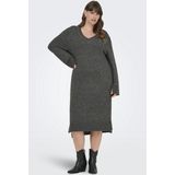 ONLY CARMAKOMA - CARELSIE LS STUDS MIDI DRESS - Gebreide Jurk - Mini