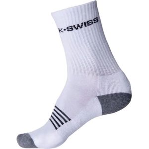 Tennissok K Swiss Men Crew White (3-delig)-Schoenmaat 39 - 42