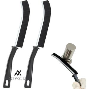 Nevolis Grouting Brush Hard Brushes for Bathroom Tile Floors Cleaning with Hook - 2 Pieces .