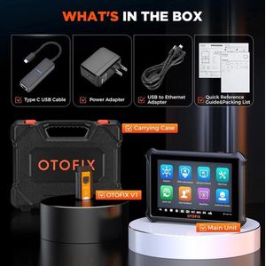 Autel - OTOFIX D1 Lite - OBD2 Scanner - Diagnosecomputer - Storing Verwijderen - Volledige systeemdiagnose - Uitleesapparatuur Auto - Diagnose Auto - Autodiagnosetool - FCA SGW CAN FD en DoIP - Zwart