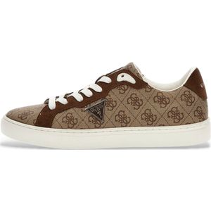 Guess - Todi - Leren Sneakers - Bruin - Casual
