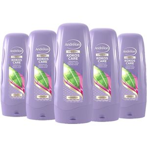 Andrélon Conditioner - Kokos Care - 5 x 300 ml - Voordeelverpakking