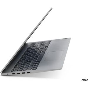Lenovo IdeaPad 3 AMD Ryzen™ 3 3250U Laptop 39,6 cm (15.6") Full HD 8 GB DDR4-SDRAM 512 GB SSD Wi-Fi 5 (802.11ac) Windows 10 Home Grijs, Platina