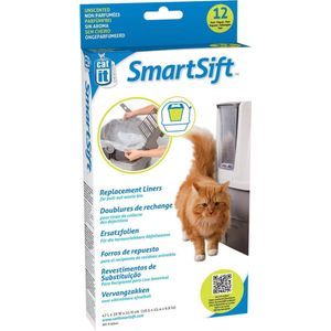 Cat It - Kattenbakvulling - Kat - Ca Smart-sift Afvalzak 12st 47x39x25cm/70l - 12st