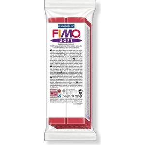 Fimo soft boetseerklei 454 g kersrood