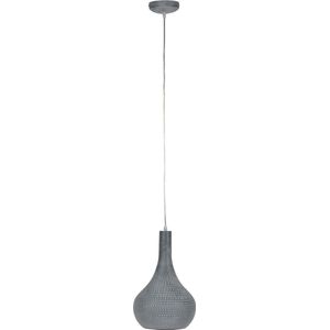 Hanglamp 1-Lichtbron - Grijs - Kegel - Lamp Industry Concrete - Giga Meubel