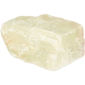 Calciet - Groen - Ruw Dubbelspaat Stuk - 300 tot 400 Gram