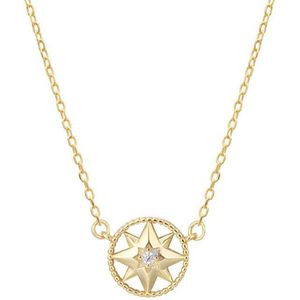 Ketting Sunlight - S925 zilver met 18 karaats goud