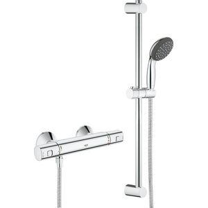 GROHE Precision Start Thermostatische Douchekraan - Met Vitalio doucheset - 15 cm hartafstand