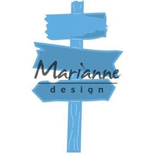 Marianne Design Creatables snij- embosstencil Houten wegwijzer
