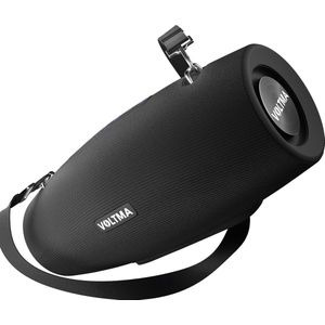 Voltma® Echo Bluetooth Speaker, 75W Portable PC Speakers, IPX6 Waterproof, 3 Modes EQ Effects, 360° Surround Sound, Up to 45Hours Playtime, Built-in Microphone, TF, Aux and USB Slot with Strap.