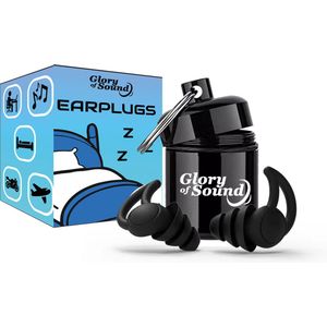 Glory of Sound Oordoppen - Slaap Oordoppen - Gehoorbescherming - Sleep Plugs - 23 dB - Zwart