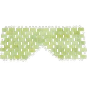 Natuurlijk Jade Oogmasker - Herbruikbaar voor Wallen, Oogvermoeidheid en Ontspanning