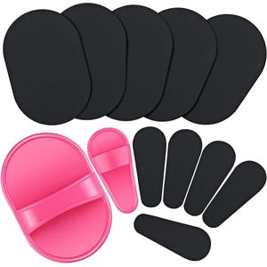 Gsedaox - Draagbare Ontharingsschuurband - Exfoliërende Schuurkussens - Voor Benen, Armen & Gezicht - Herbruikbare- 12 Stuks