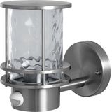 Ledvance Wandlamp Post Endura Classic E27 Staal | Up - Bewegings- en lichtsensor