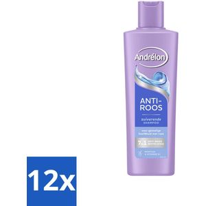 Andrélon – Shampoo – Anti Roos – 250 ml - Voordeelverpakking - 12 stuks